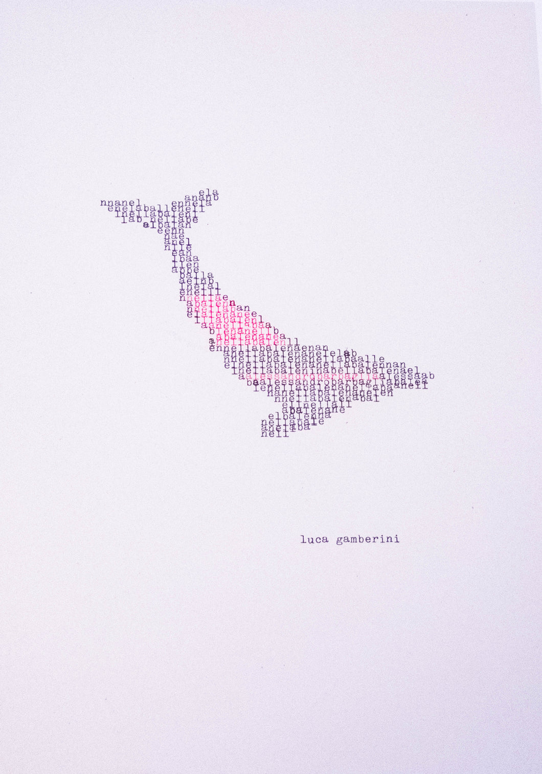 Luca Gamberini | La balena - Serie Stilemi